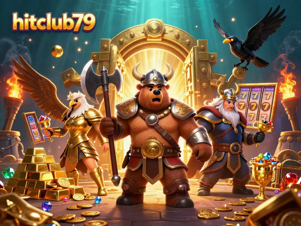 Experience thrilling wins at hitclub79 as the Viking and Valkyrie battle for treasure and jackpots.